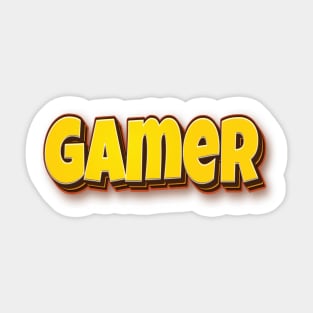 Gamer Video Gaming Words Gamers Use. I Love Playing Esports! Sticker